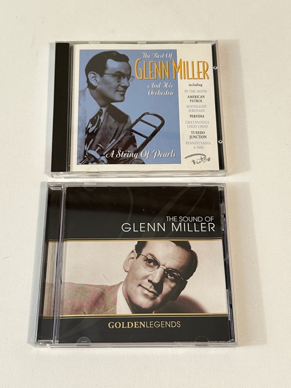 2 GLENN MILLER CDS - THE SOUND OF GLENN MILLER 2005 / THE BEST OF 1996
